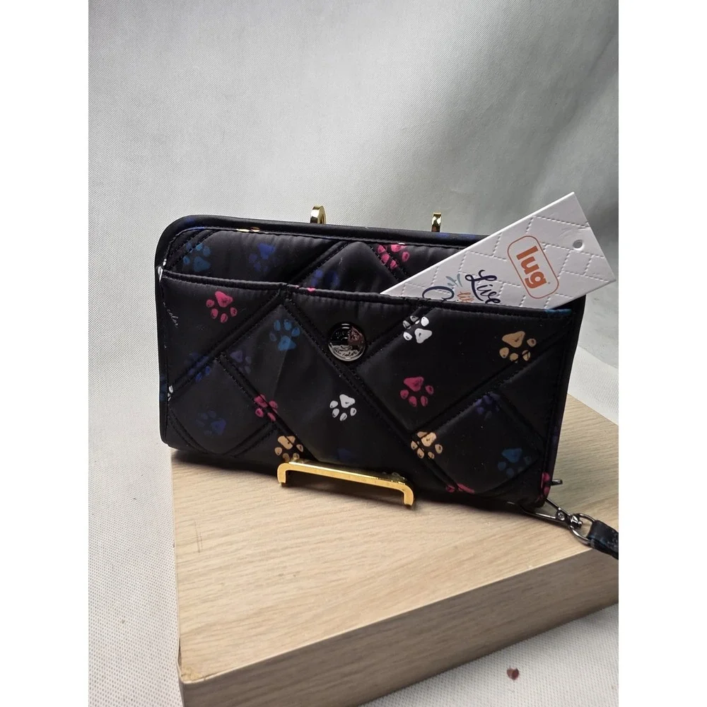 Lug Tango SE RDID Travel Wallet Dog Paws